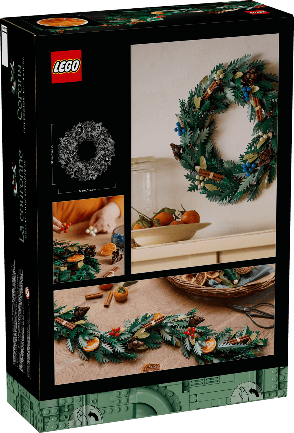 LEGO 10340 Wreath – box back