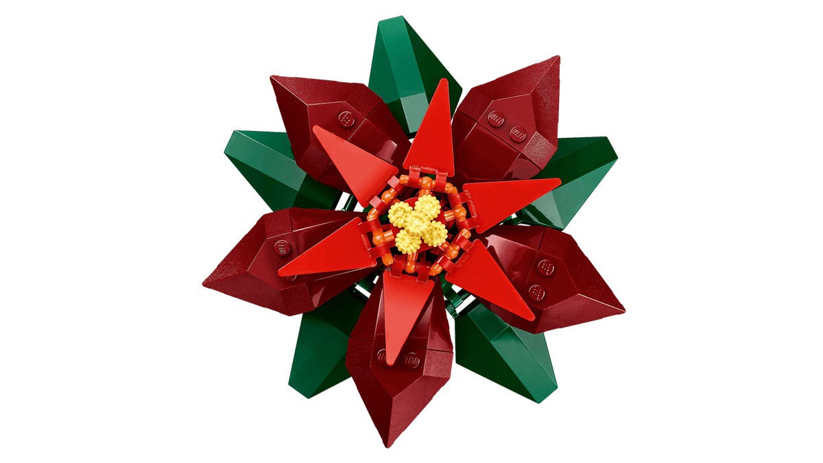 LEGO 10370 Poinsettia – detail