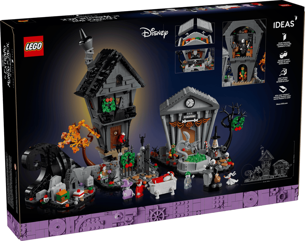 LEGO 21351 Disney Tim Burton's The Nightmare Before Christmas – box back
