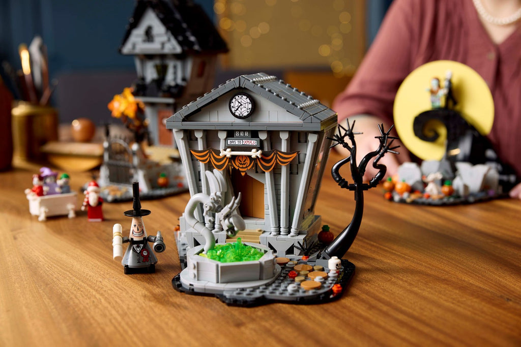 LEGO 21351 Disney Tim Burton's The Nightmare Before Christmas – on display