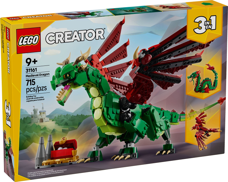 LEGO 31161 Medieval Dragon box