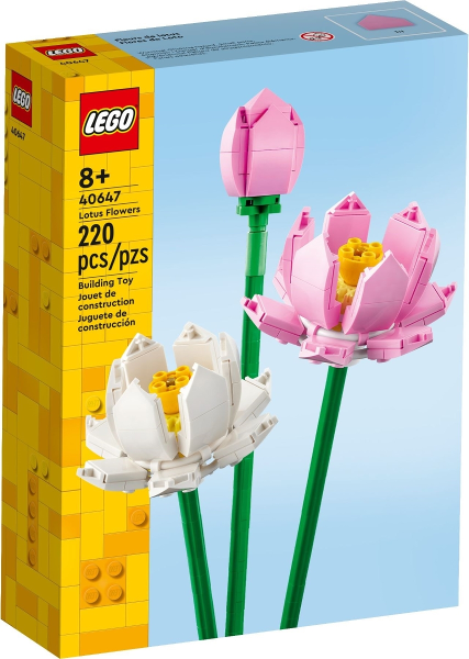 LEGO 40647 Lotus Flowers box