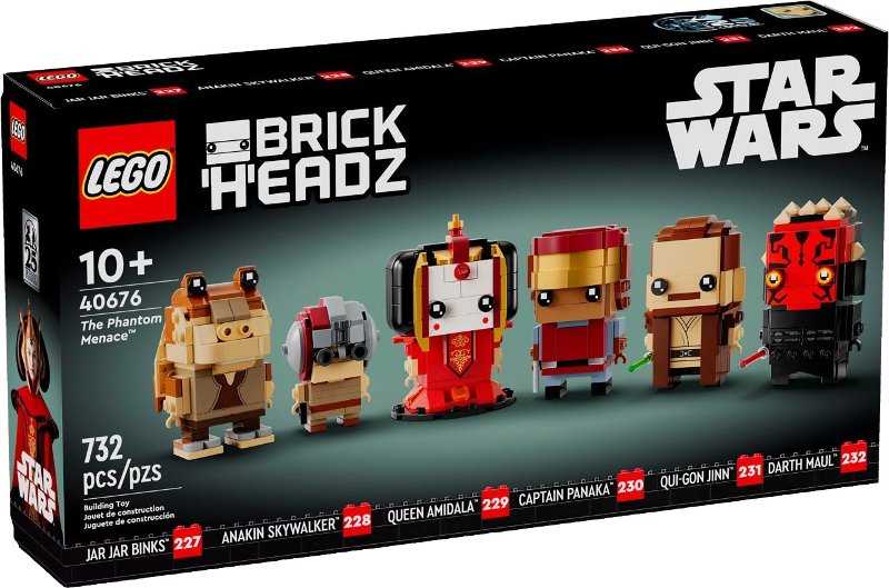 LEGO 40676 The Phantom Menace BrickHeadz box