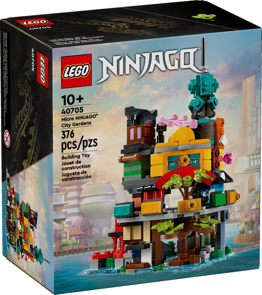 LEGO 40705 Micro Ninjago Gardens box