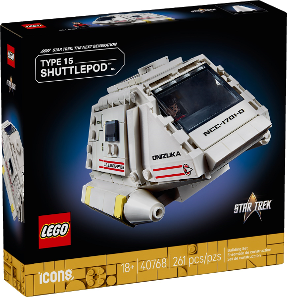LEGO 40768 Star Trek Type-15 Shuttlepod box