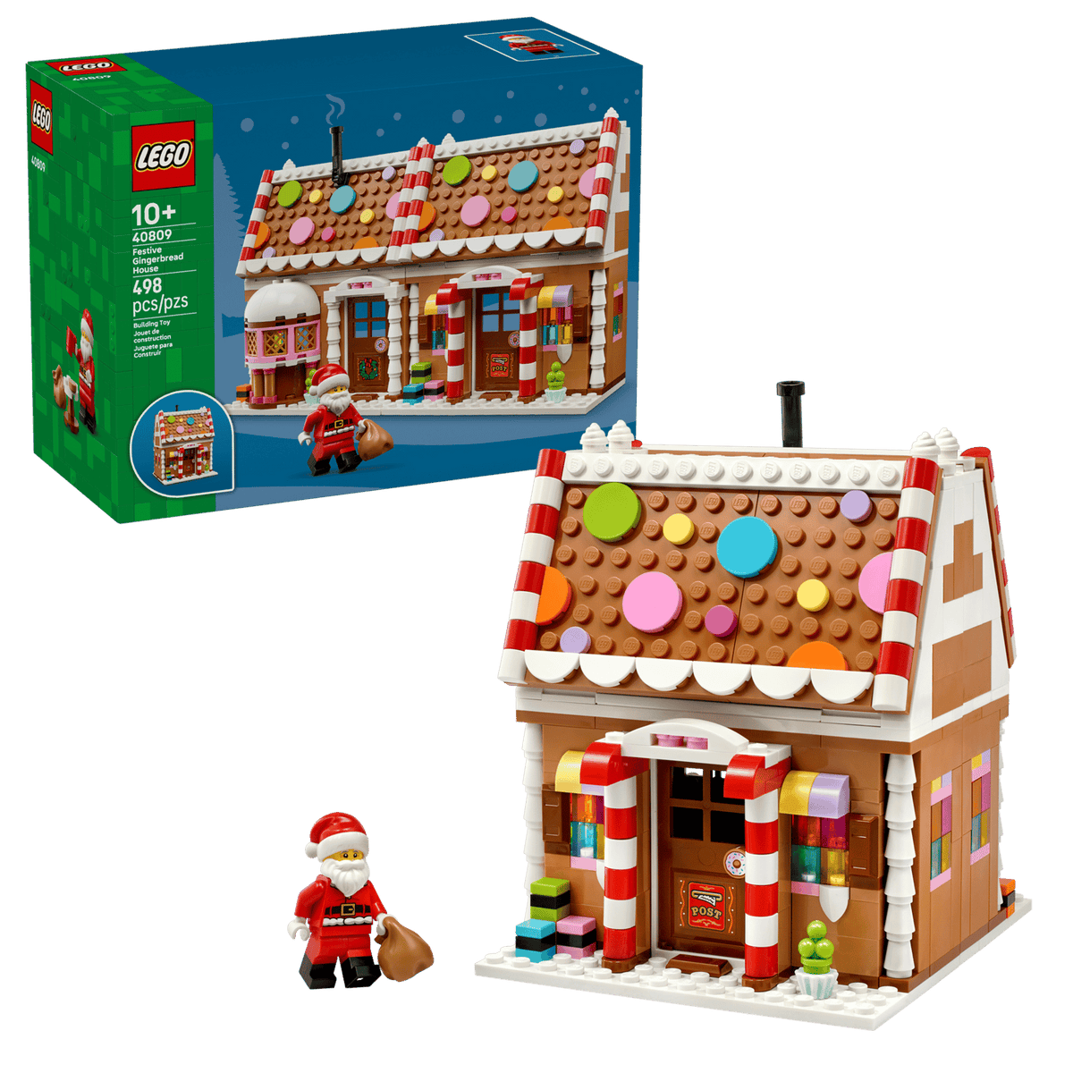LEGO 40809 Festive Gingerbread House – box front