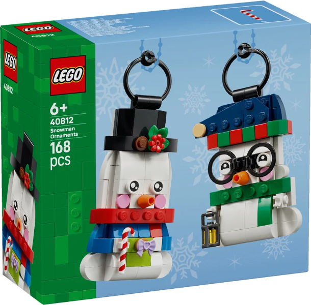 LEGO 40812 Snowman Ornaments box