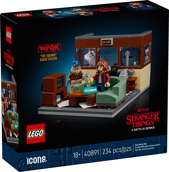 LEGO 40891 Stranger Things: WSQK "The Squawk" Radio Station box