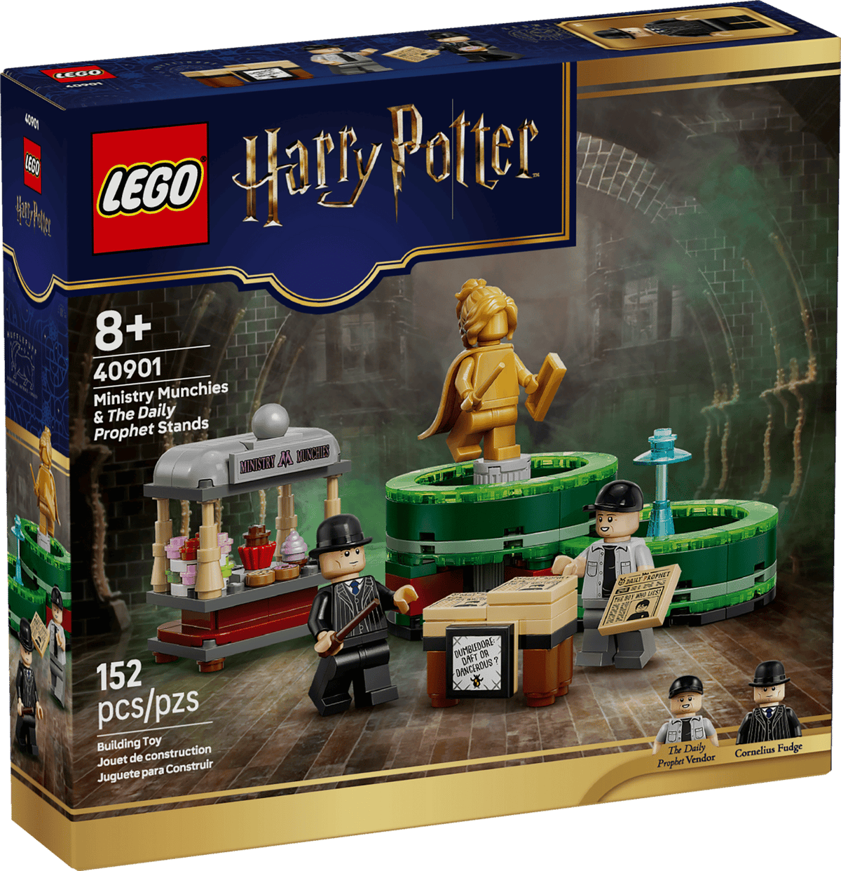 LEGO 40901 Ministry Munchies & The Daily Prophet Stands – box front