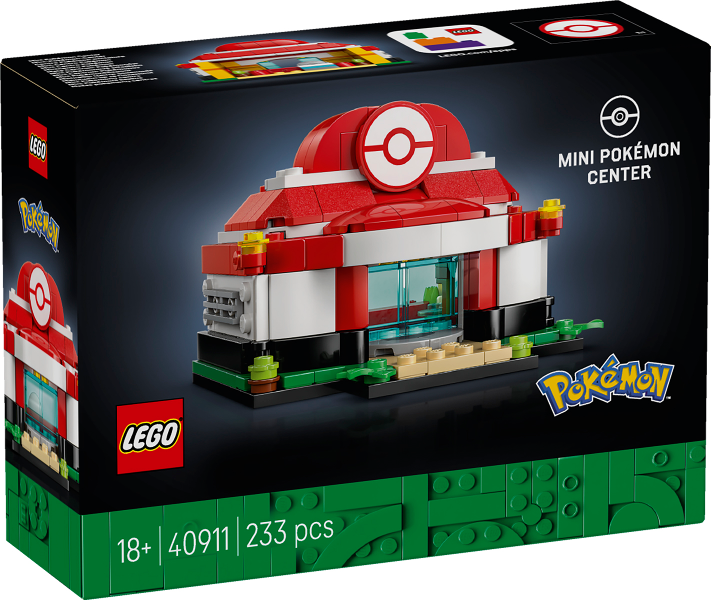 LEGO 40911 Mini Pokémon Center box