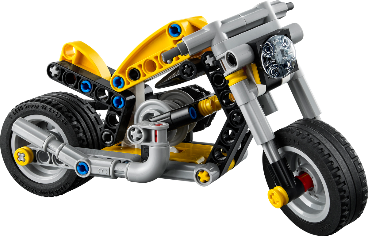 LEGO 42225 Yellow Motorbike