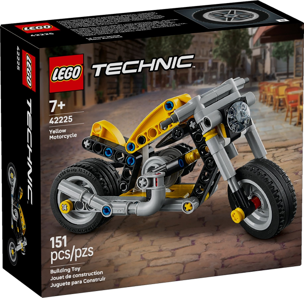 LEGO 42225 Yellow Motorbike box