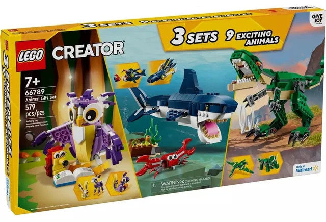 LEGO 66789 Creator 3-in-1 Animal Gift Set (31058, 31088, 31125)