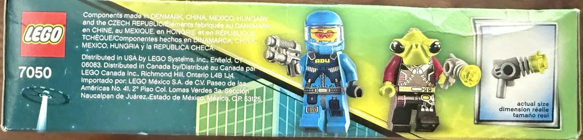 LEGO 7050 Alien Defender – actual box, side