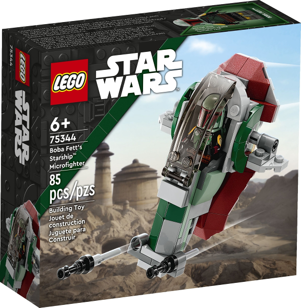 LEGO 75344 Boba Fett's Starship Microfighter box