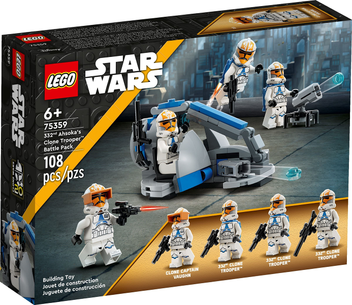 LEGO 75359 332nd Ahsoka's Clone Trooper Battle Pack box