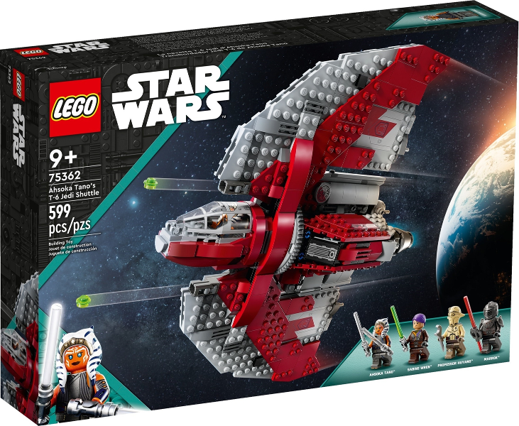 LEGO 75362 Ahsoka Tano's T-6 Jedi Shuttle box