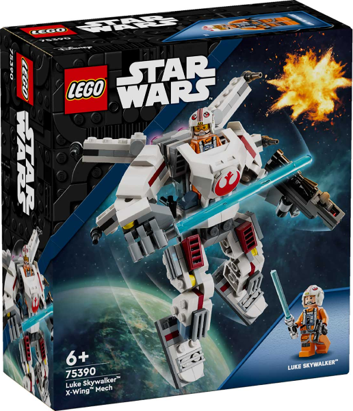LEGO 75390 Luke Skywalker's X-Wing Mech box