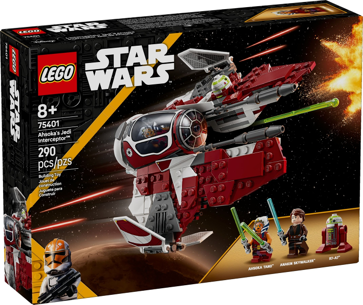 LEGO 75401 Ahsoka's Jedi Interceptor box