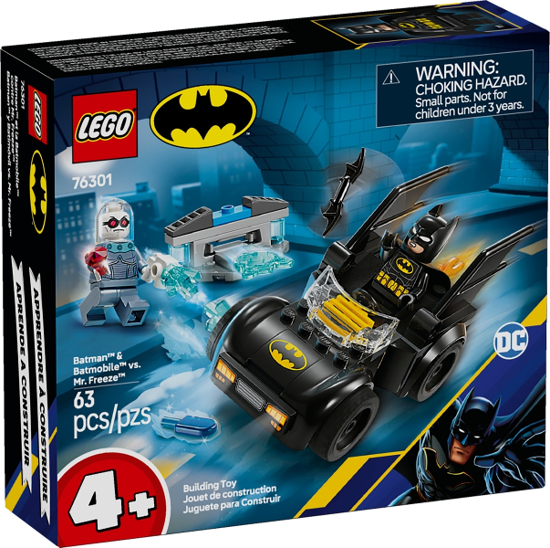LEGO 76301 Batman & Batmobile vs. Mr. Freeze box