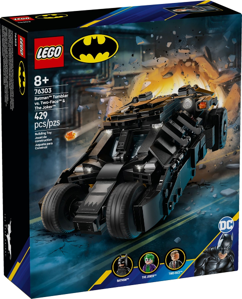 LEGO 76303 Batman Tumbler vs. Two-Face and Joker box