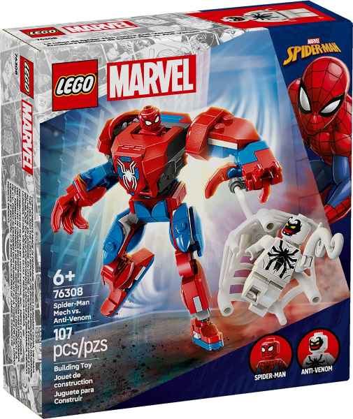 LEGO 76308 Spider-Man Mech vs. Anti-Venom box