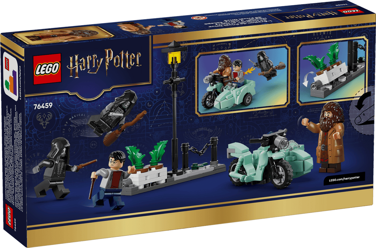 LEGO 76459 Hagrid & Harry's Privet Drive Escape – box back