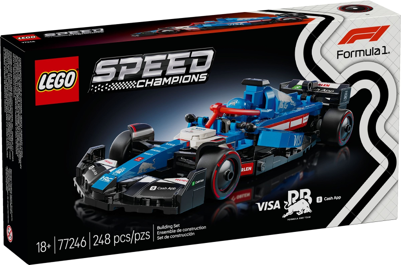 LEGO 77246 Visa Cash App RB VCARB 01 F1 Race Car box