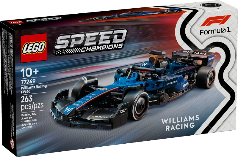 LEGO 77249 Williams Racing FW46 F1 Race Car box