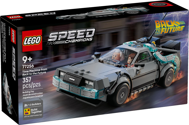 LEGO 77256 Time Machine from Back to the Future box