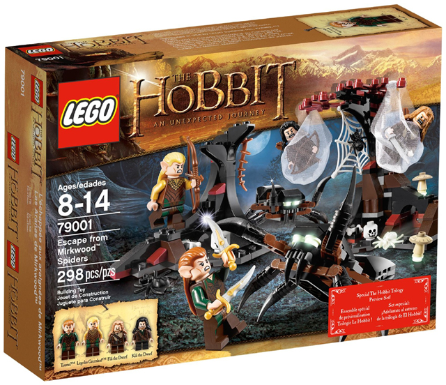 LEGO 79001 Escape from Mirkwood Spiders box