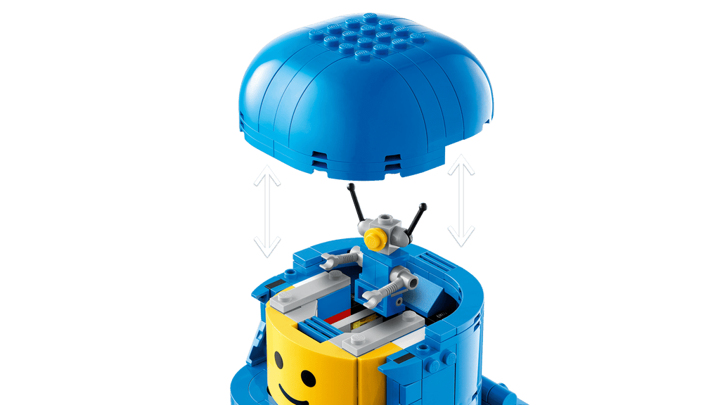LEGO 40921 Up-Scaled Blue Astronaut Minifigure – detail