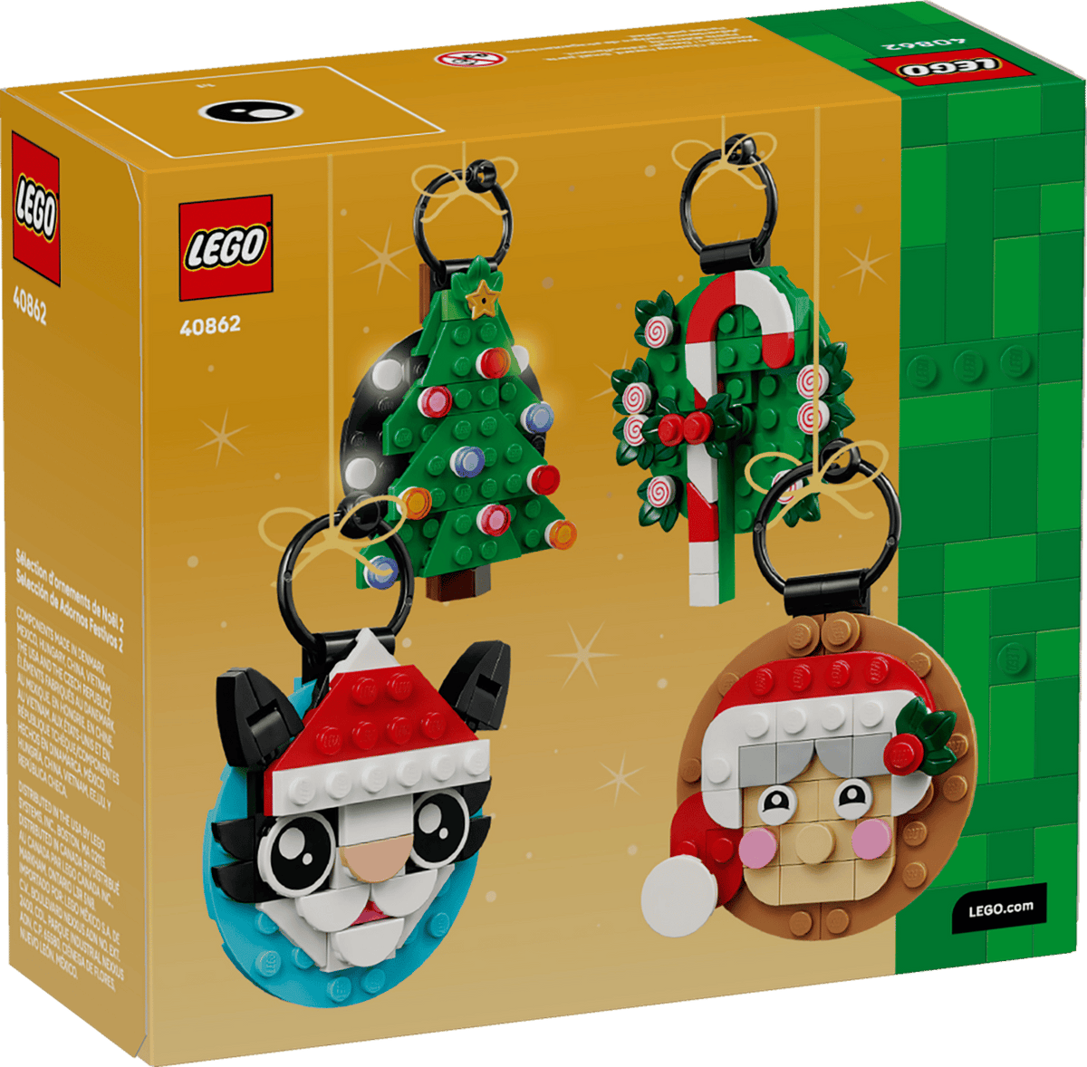 LEGO 40862 Holiday Ornament Selection 2 – box back