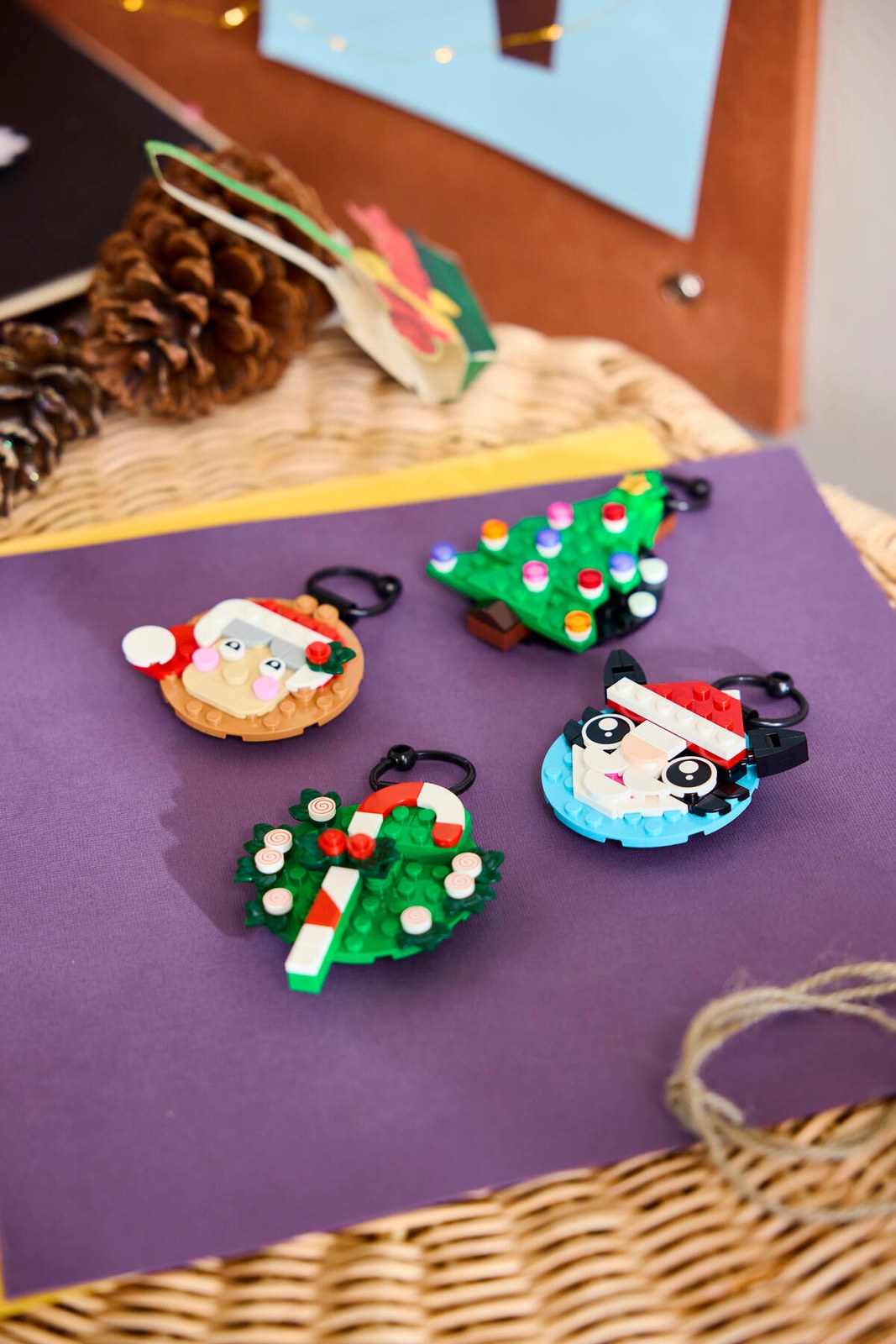 LEGO 40862 Holiday Ornament Selection 2 – on display
