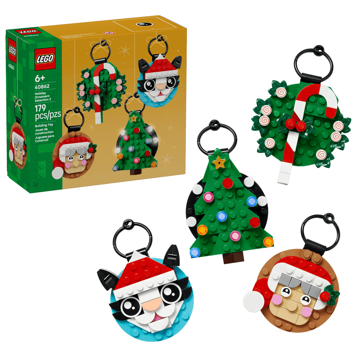 LEGO 40862 Holiday Ornament Selection 2 – box front