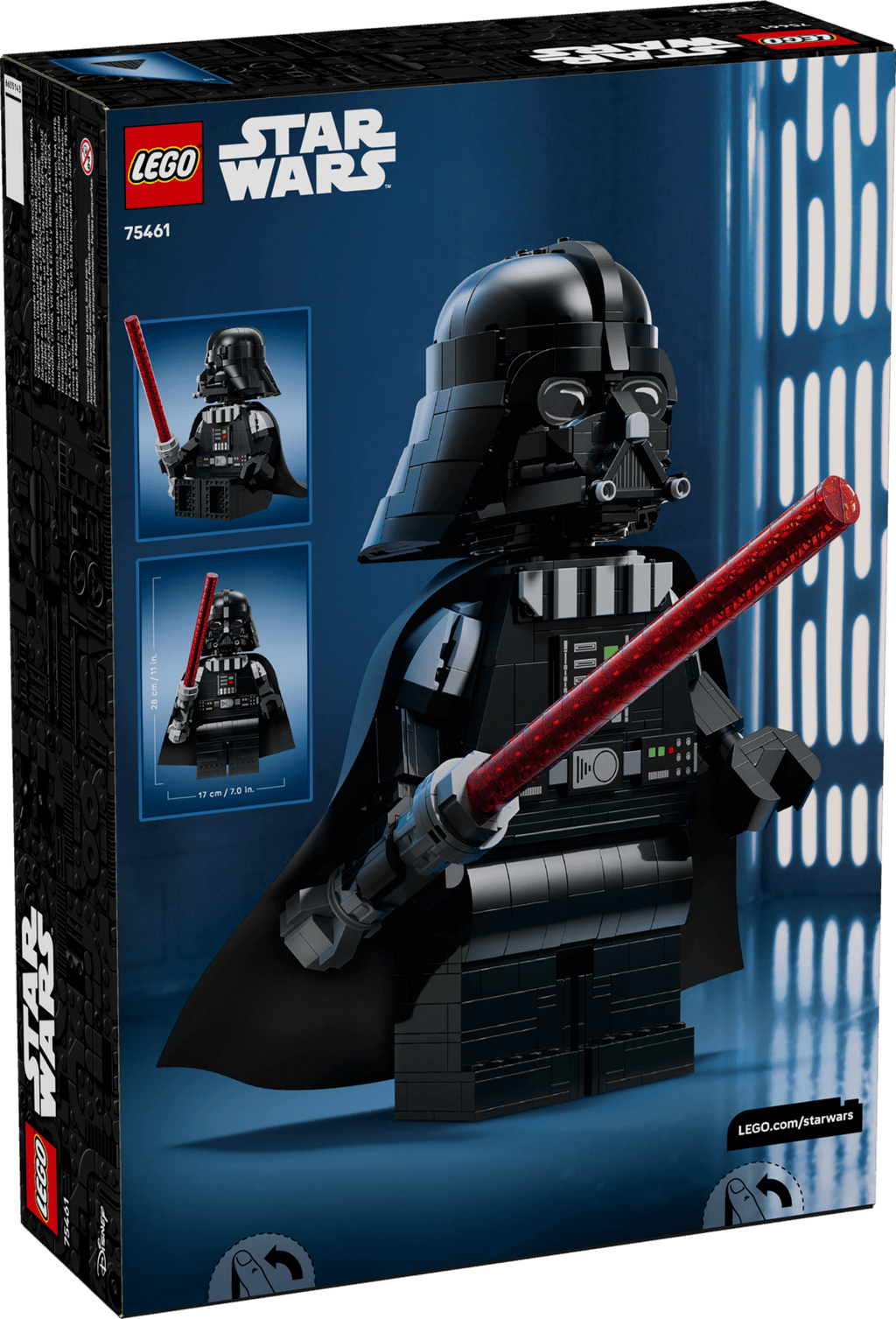 LEGO 75461 Up-Scaled Darth Vader Minifigure – box back