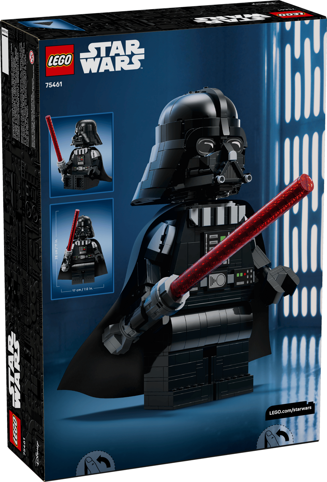 LEGO 75461 Up-Scaled Darth Vader Minifigure – box back
