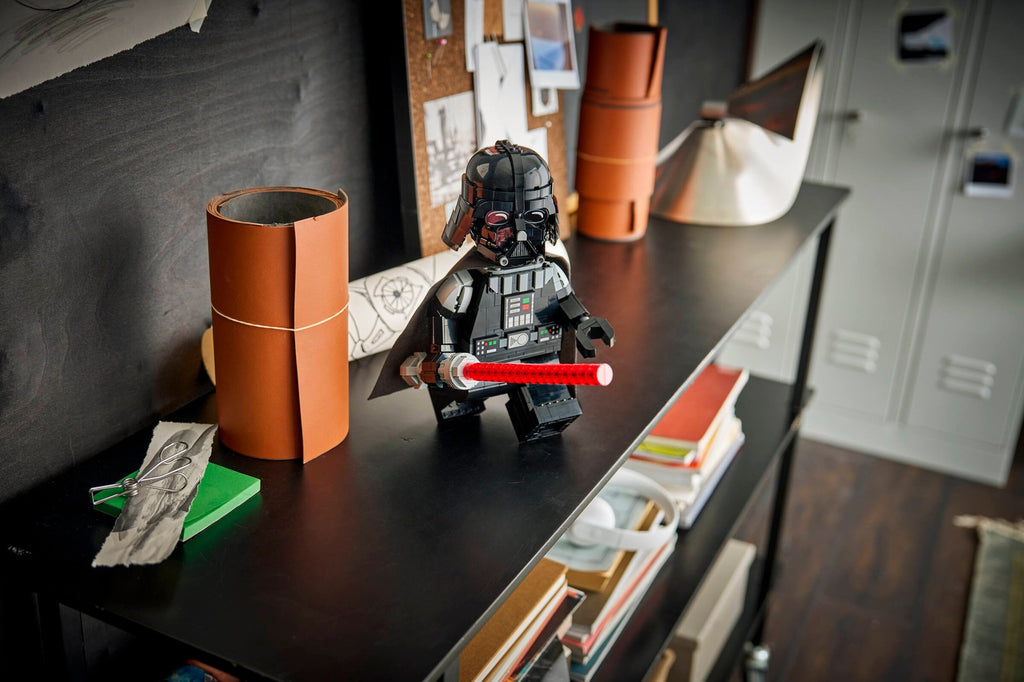 LEGO 75461 Up-Scaled Darth Vader Minifigure – on display