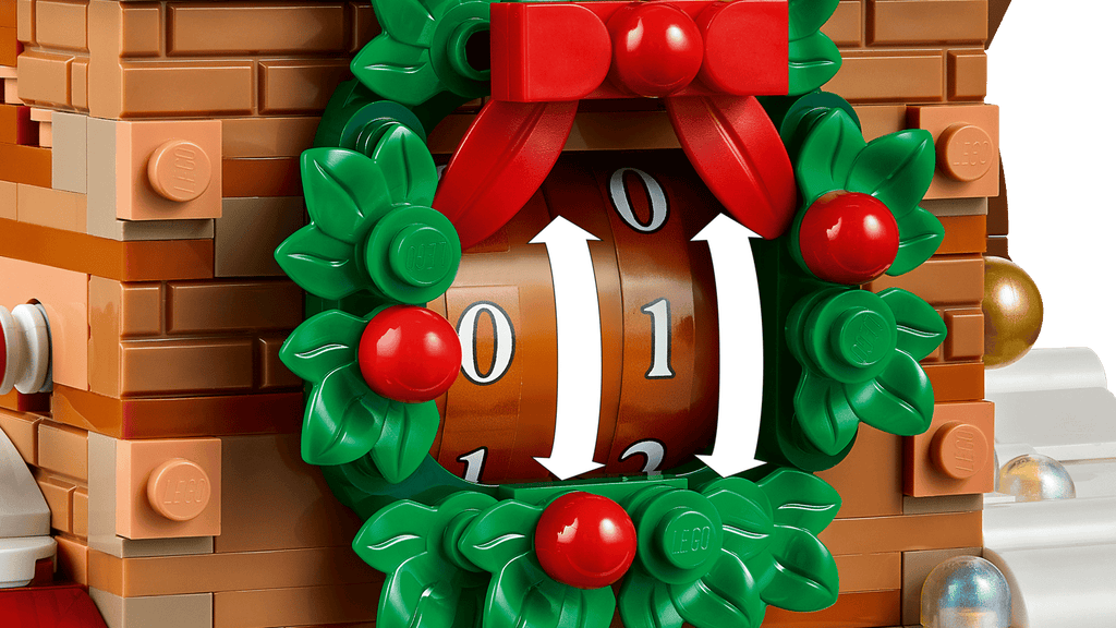 LEGO 40874 Santa's Holiday Countdown – detail