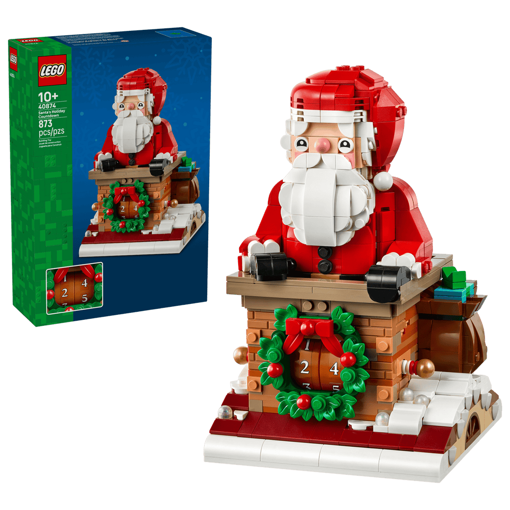LEGO 40874 Santa's Holiday Countdown – box front