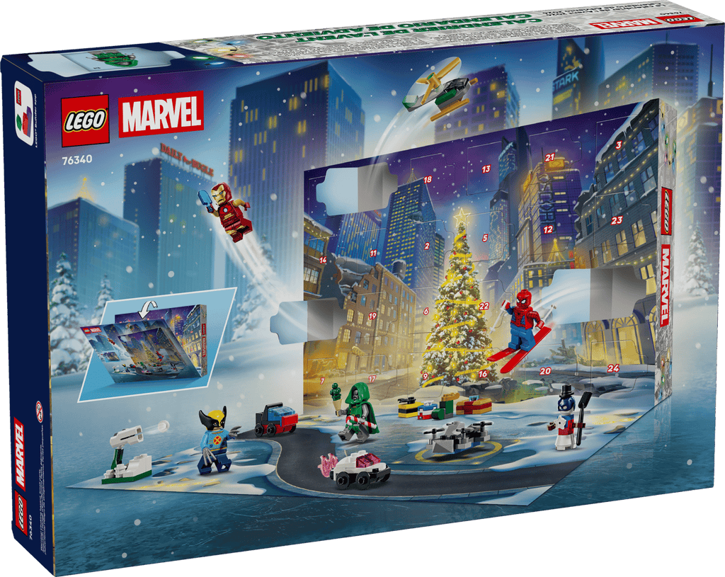 LEGO 76340 Marvel Advent Calendar 2026 – box back