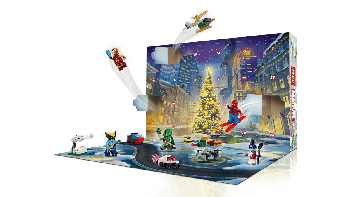 LEGO 76340 Marvel Advent Calendar 2026 – detail