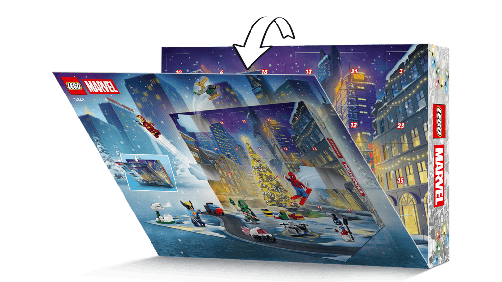 LEGO 76340 Marvel Advent Calendar 2026 – detail