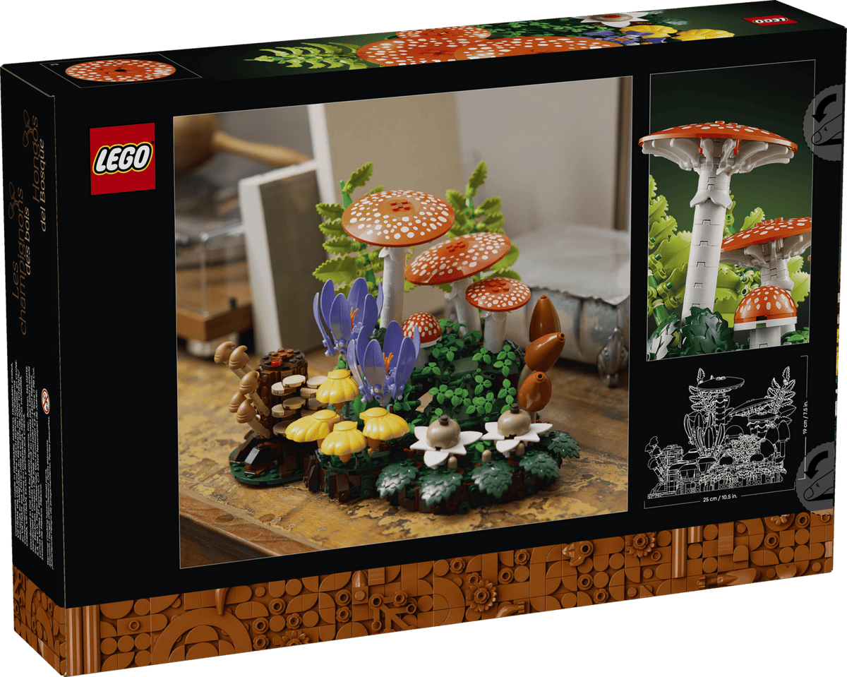 LEGO 11505 Woodland Mushrooms – box back