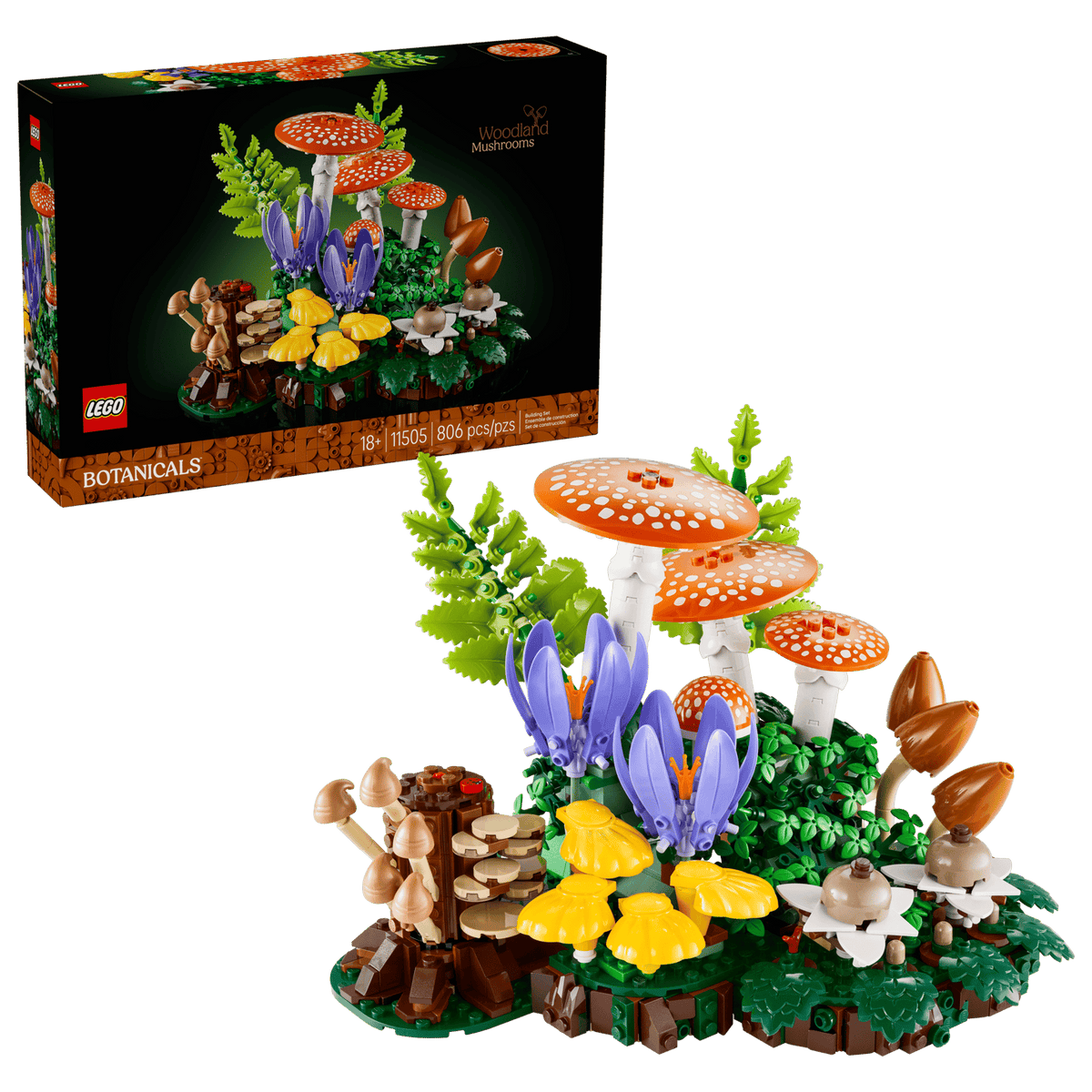 LEGO 11505 Woodland Mushrooms – box front