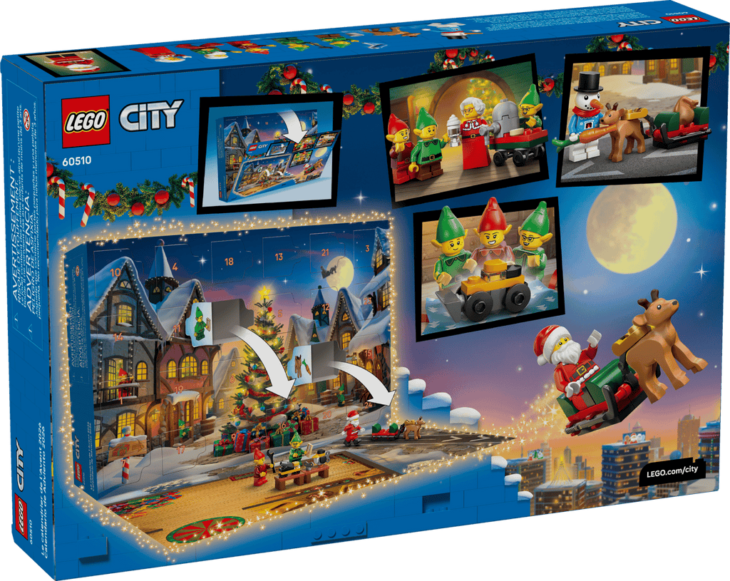 LEGO 60510 City Advent Calendar 2026 – box back