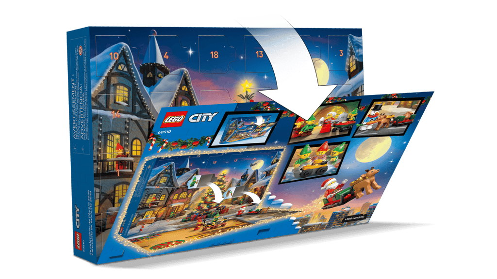 LEGO 60510 City Advent Calendar 2026 – detail