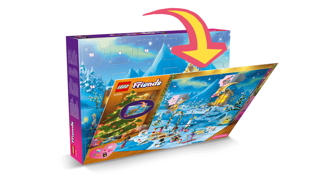 LEGO 42698 Friends Advent Calendar 2026 – detail