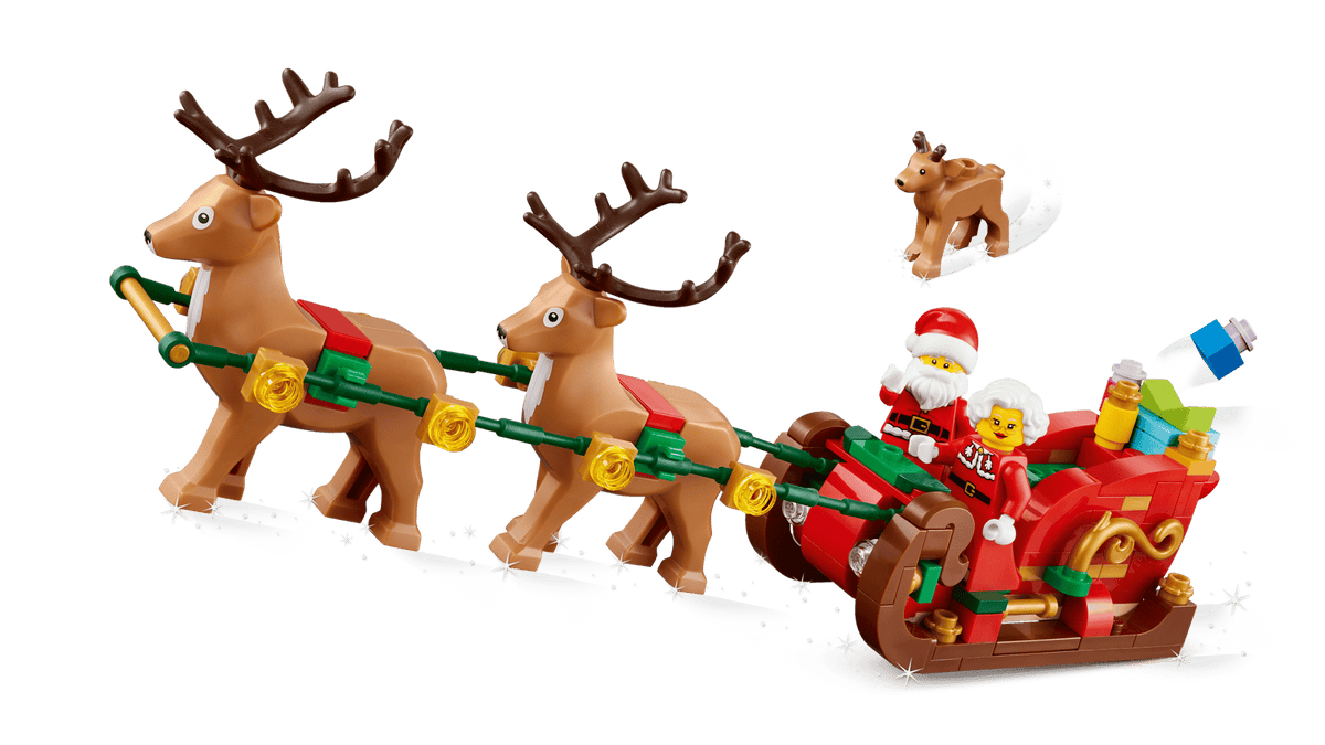LEGO 40866 Santa's Holiday Sleigh Adventure – detail