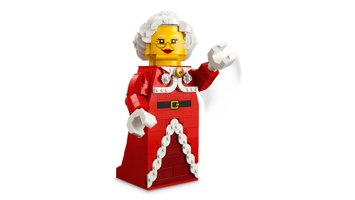 LEGO 40875 Up-Scaled Mrs. Claus Minifigure – detail